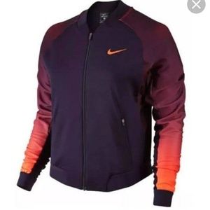 Nike Dri-fit court tennis full zip jacket size L